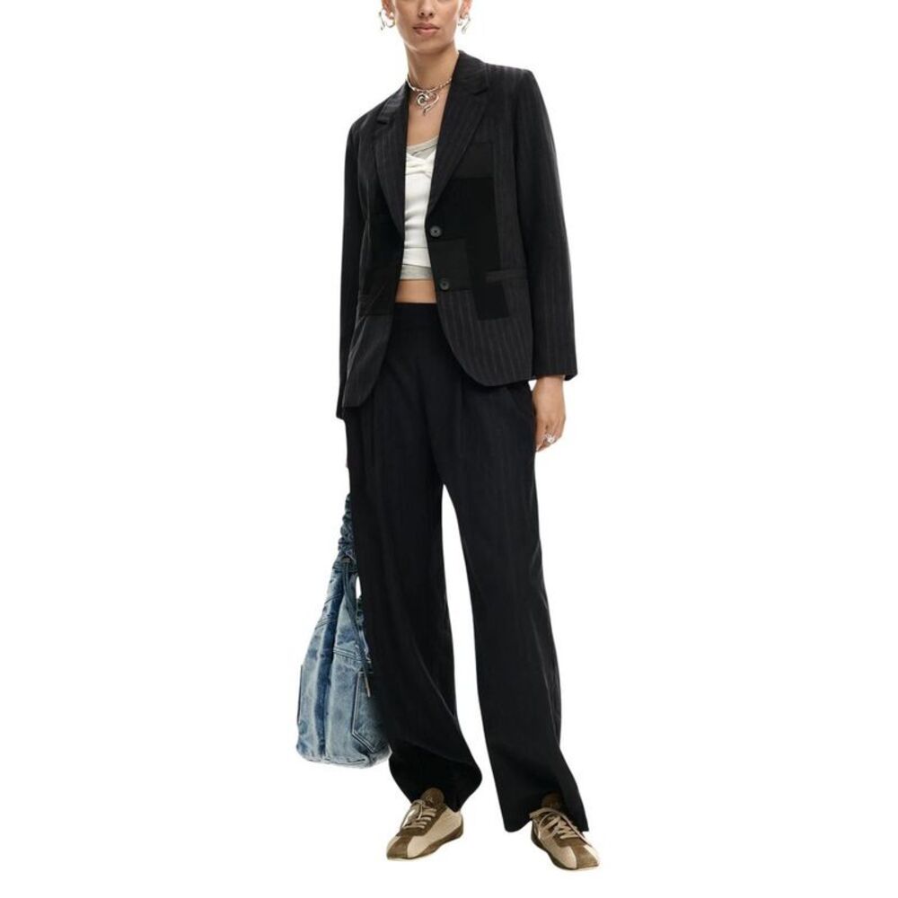 Desigual Black Polyester Casual Women's Pants